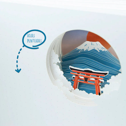 Taccuino con finestra Japan Pepita Viajera – Scrivi con bellezza, cultura e significato