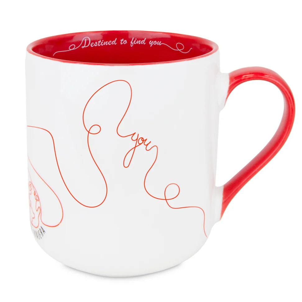 Tazza Filo Rosso Pepita Viajera - Un Legame Eterno in Ogni Sorso