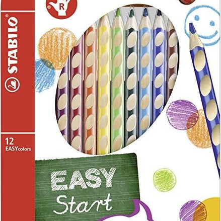 Matite colorate Stabilo Easy start da 12 per destrorsi