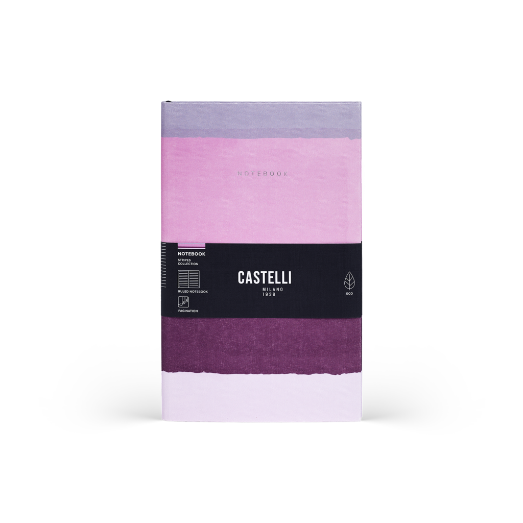 Taccuino A5 Stripes BubbleGum - Castelli