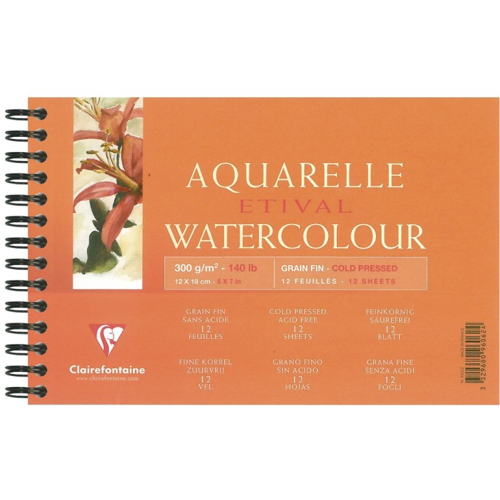 Album per acquerello con spirale ClaireFontaine