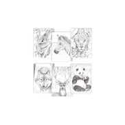 Album da colorare A4 Odelia Animals - Colora, rilassati e crea opere uniche