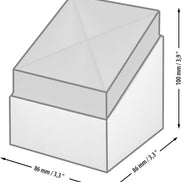 Cubo porta penne grigio S.O.H.O - Rossler