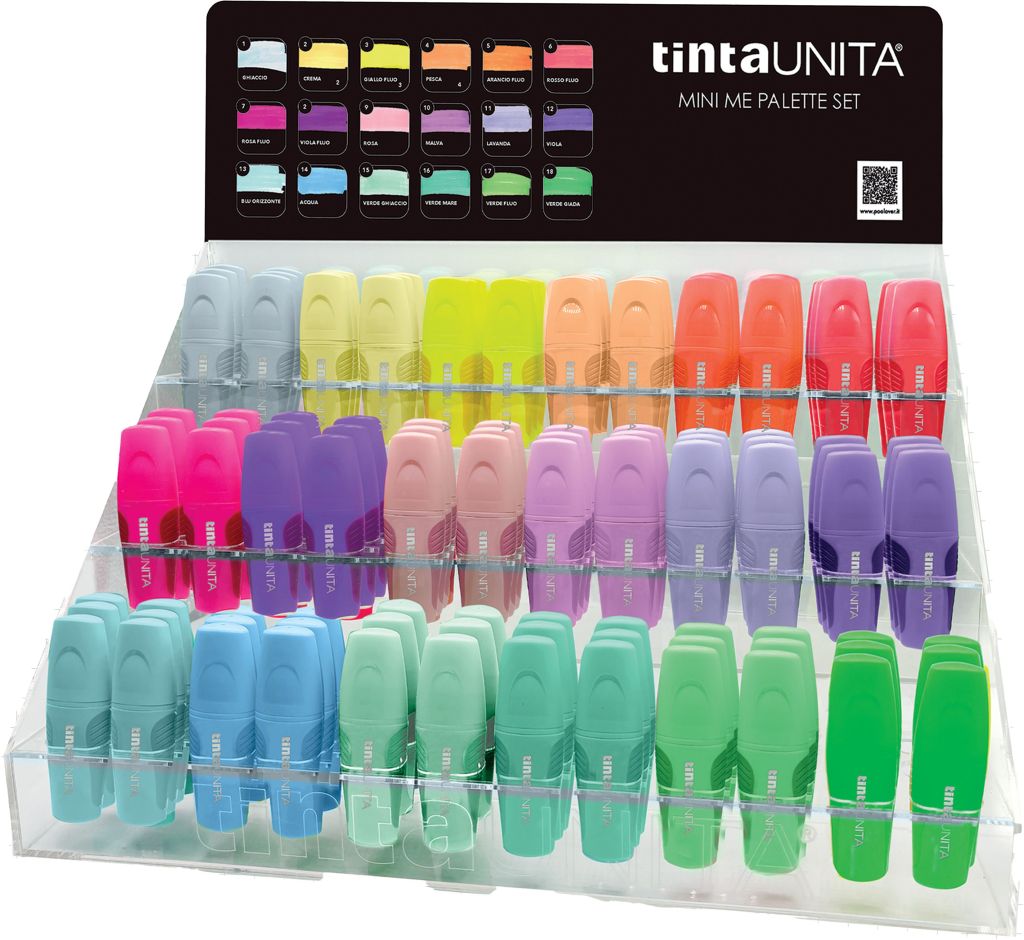 Evidenziatori mini - Tinta Unita