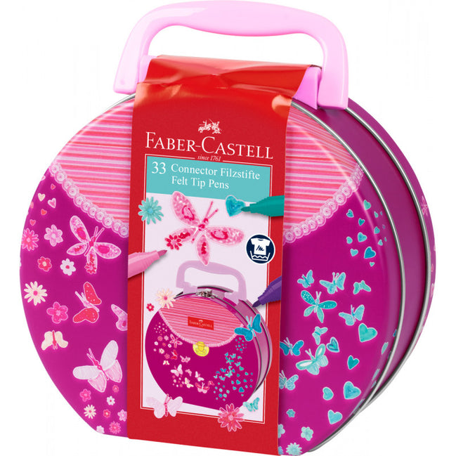 Scatola in latta borsetta pennarelli - Faber Castell