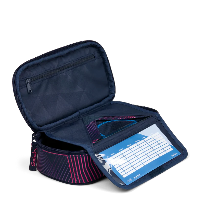 Astuccio Ovale Satch Seismic Pink - Capiente e organizzato