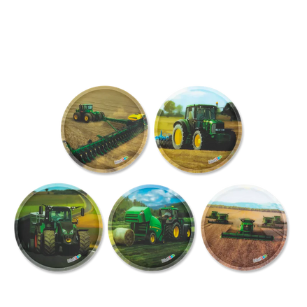 Klettie Set Farm Machines Ergobag - Personalizza il tuo zaino