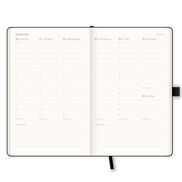 Agenda Settimanale Verticale 2027 Gold Flower - Castelli
