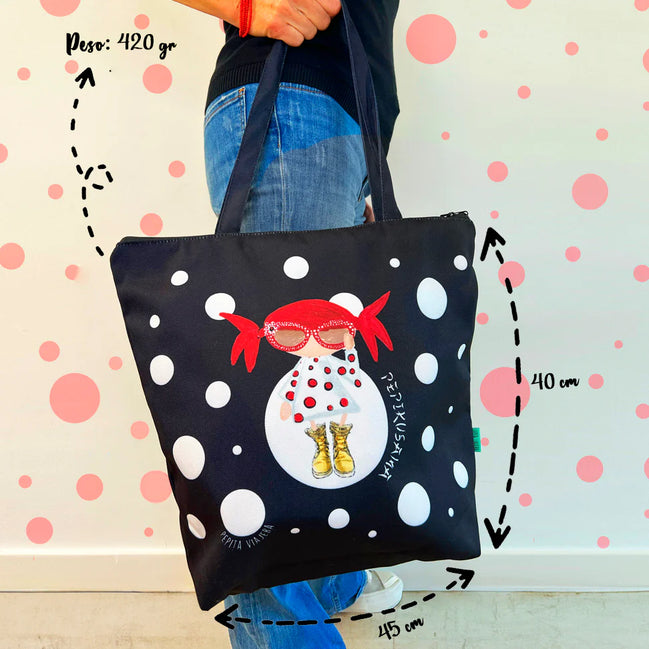 Tote Bag Pepikusama Pepita Viajera - Stile Per Ogni Giorno