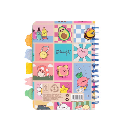 Taccuino spiralato A5 con divisori - Mr Wonderful