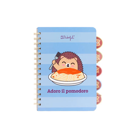 Taccuino Spiralato A5 con Divisoori - Mr Wonderful