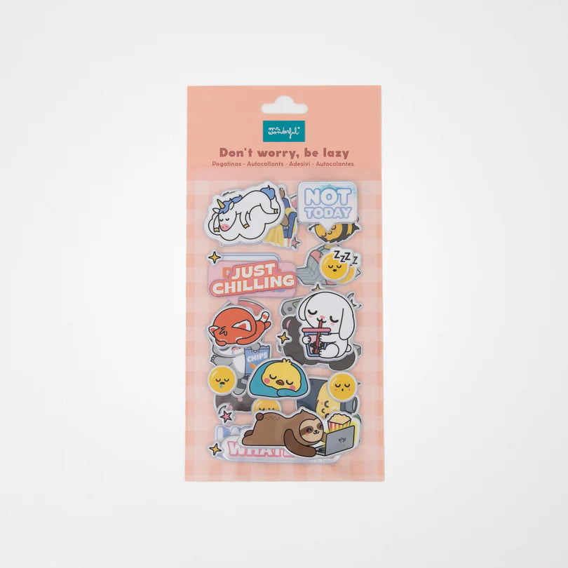 Set di Adesivi in Rilievo Mr Wonderful – Il Tocco Wow per le Tue Cose
