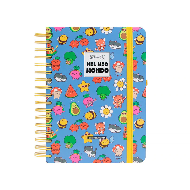 Agenda 2026/2027 Giornaliera nel Mio Mondo - Mr Wonderful