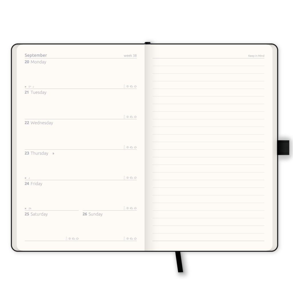 Agenda Settimanale con Note 2027 Jungle Breeze - Castelli