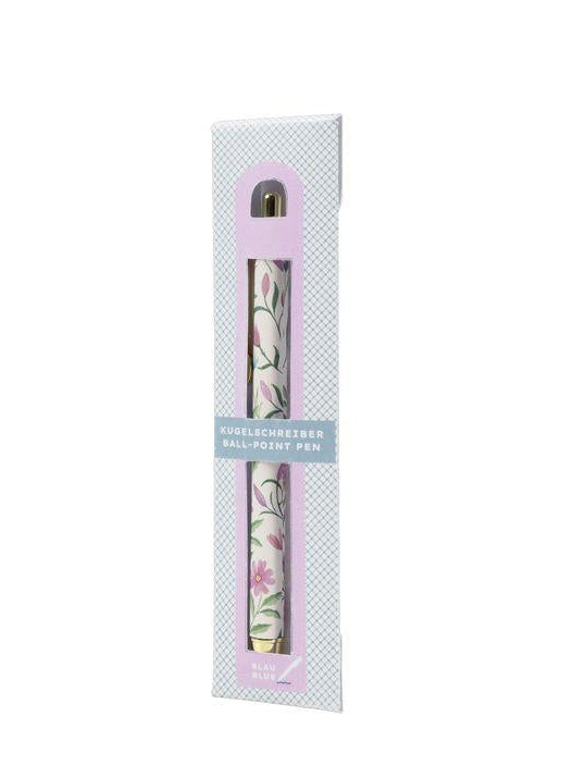 Penna a sfera con motivo floreale dal design raffinato, accessorio pratico per scrivere ogni giorno e completare una scrivania coordinata
