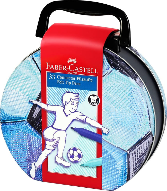 Scatola in latta calciatore pennarelli - Faber Castell