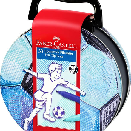 Scatola in latta calciatore pennarelli - Faber Castell