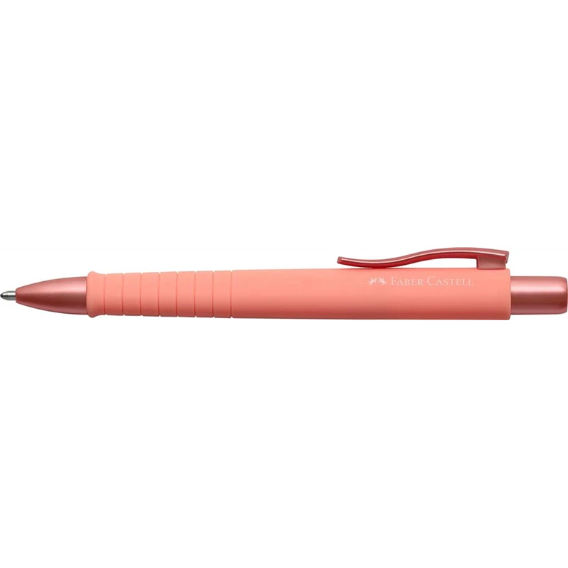 Penna a Sfera Poly Ball Urban Coral Faber-Castell – Scrittura ultra scorrevole