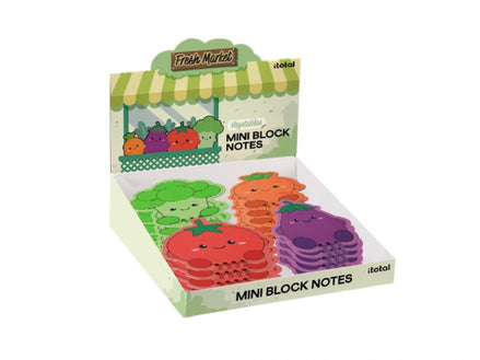 Mini Block Notes a forma di verdura Itotal