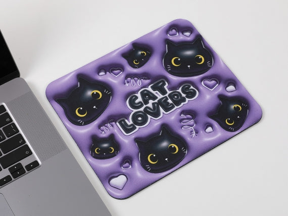 Tappetino per mouse Gatto Nero - Itotal